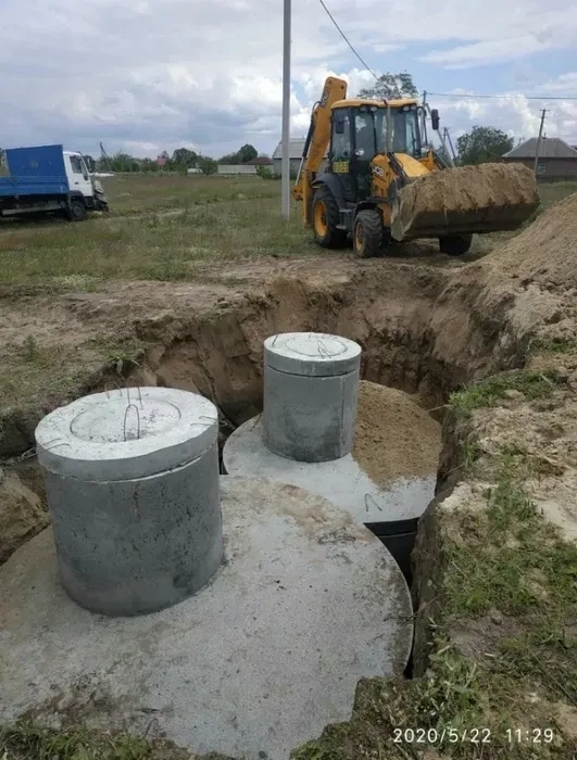 ЖБ кільця, кришки, дніща та септики