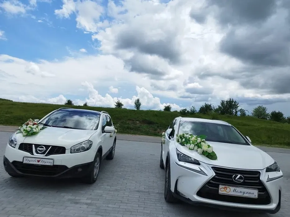 Весільний кортеж авто на весілля LEXUS Nissan Тернопільська обл.