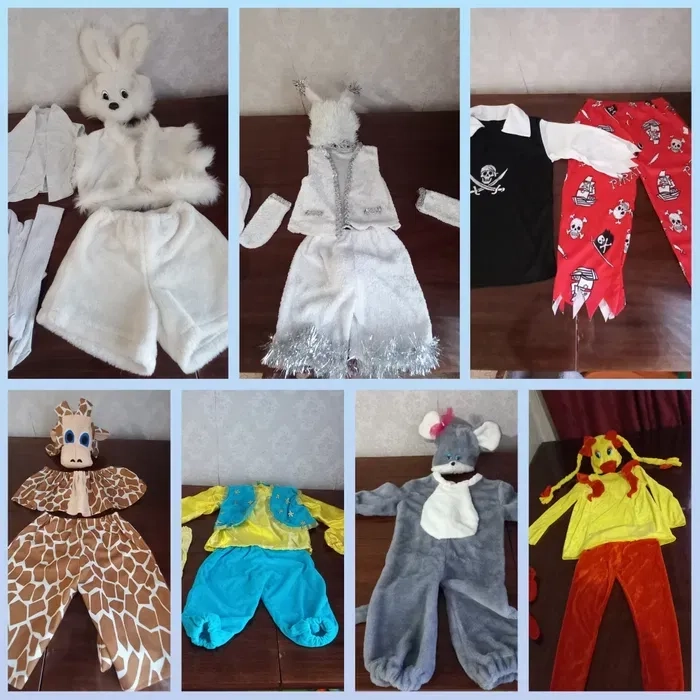Новорічні ,карнавальні костюми зайчик,жираф,гномік,ковбой
