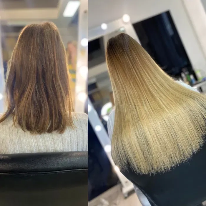 Нарощування натурального та біопротеїнового волосся