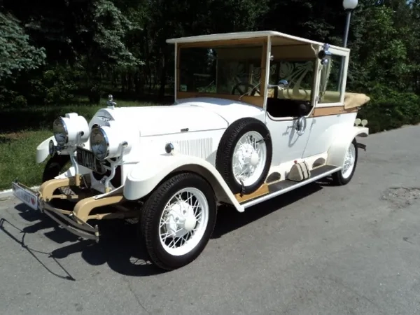 189 Ретро кабріолет на весілля зйомки Весіллямобіль