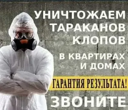 Знищення тарганів клопів труїти вивести бліх клопів тарганів