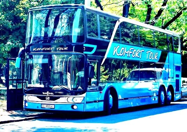 372 Автобус на весілля Van Hool 75 місць двоповерховий