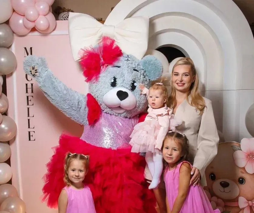 Привітання з Мішкою Тедді у Черкасах аніматори торт поздравления