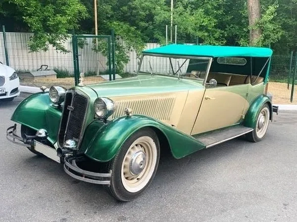 196 Ретро кабріолет на весілля Dampf Kraft Wagen (DKW)