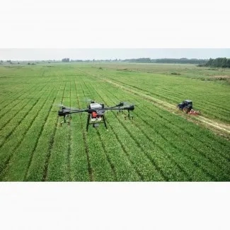 Обприскування агродронами , обробка землі