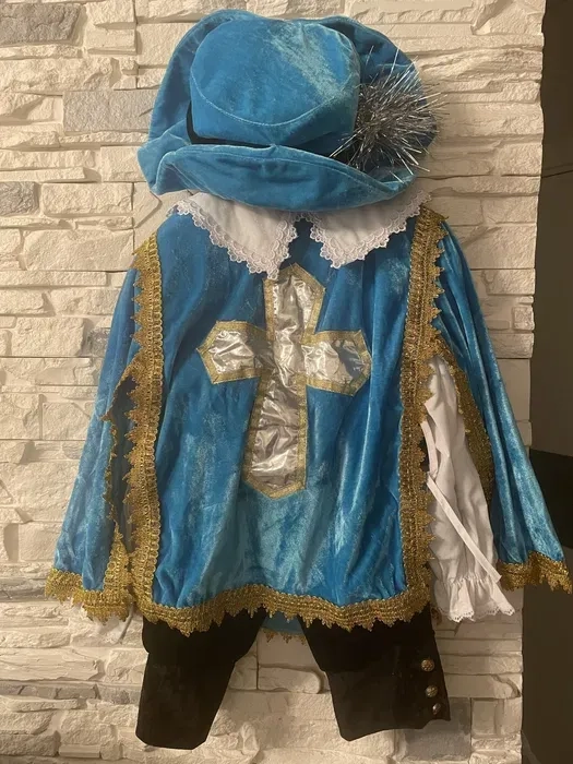 Костюм мушкетера блакитний