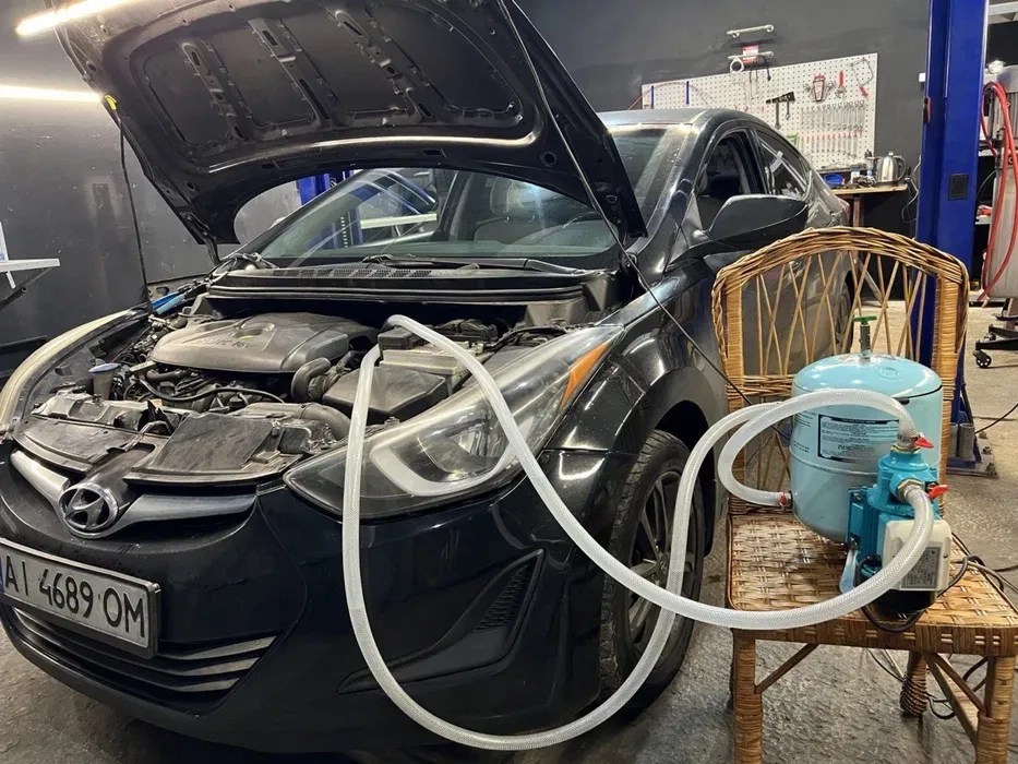 Промивання радіатора печі та системи охолодження