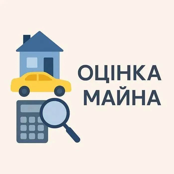 Оцінка майна, квартир, будинку, землі, бізнесу, також "євідновлення".