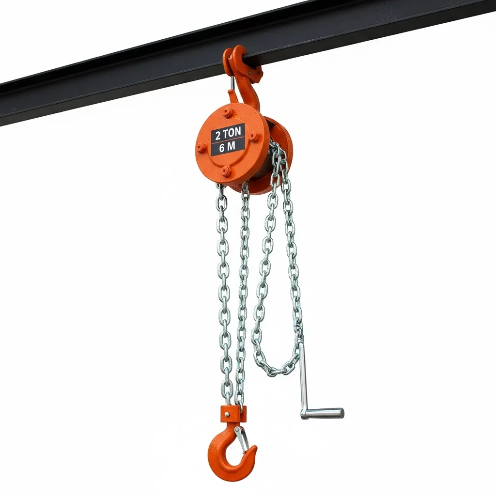 Таль ланцюгова ручна 2тонни 6м