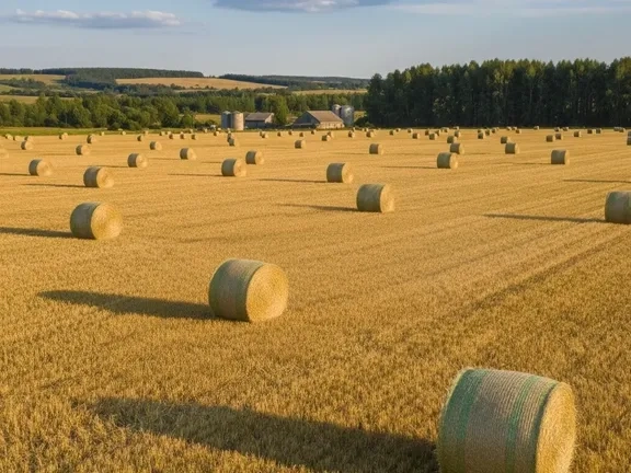 Надійний прес для тюкування сіна