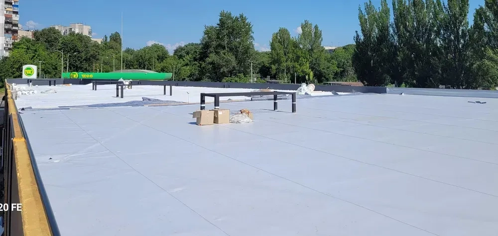 Гідроізоляція покрівель Рубероідом та ПВХ мембраной 80 гривень/ метр кв.