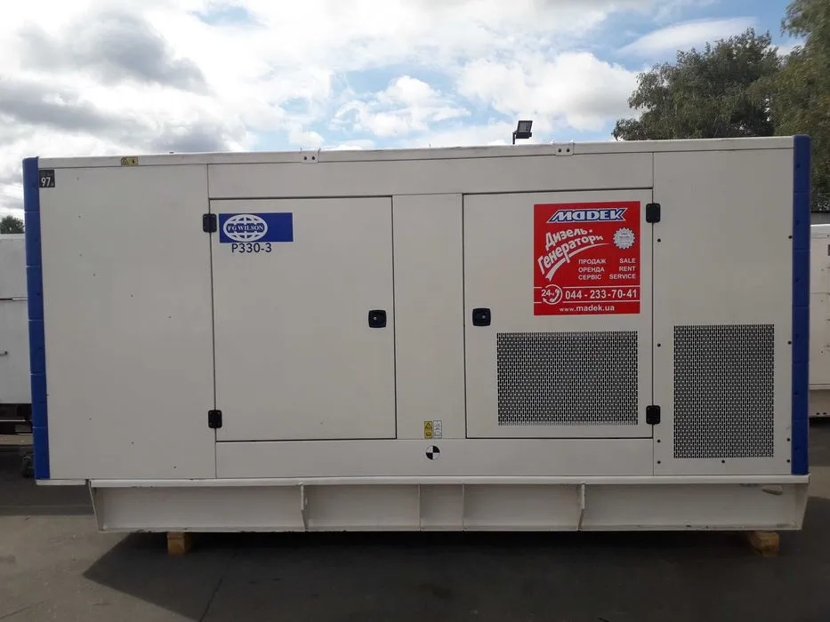 Дизельний генератор 330 кВА/ 264 кВт.