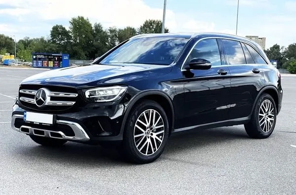 039 Джип на весілля Mercedes GLC 300 чорний