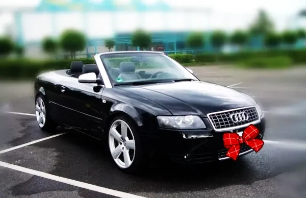 223 Кабріолета Audi A4 чорний на весілля