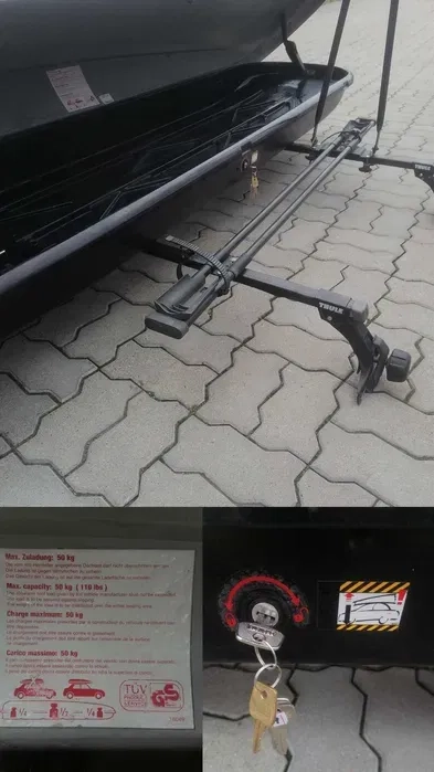 Бокси Thule 3в1 рейлінги вело багажників Riese Muller