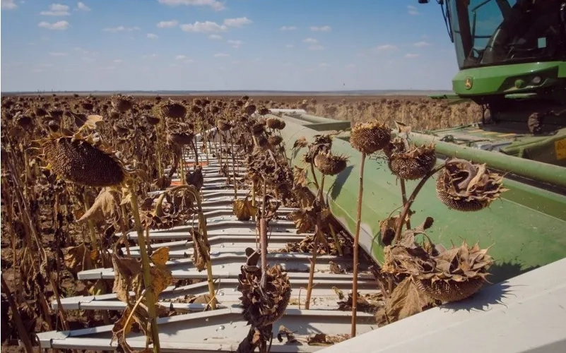 Прес підбірник (Збирання сої соняшника)