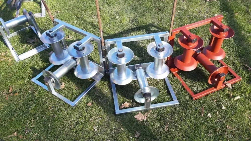 Кутові, вступні, лінійні кабельні ролики