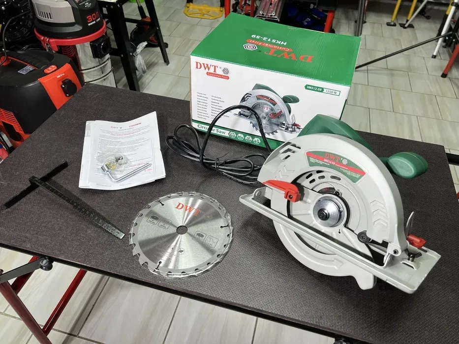 Дискова пилка DWT HKS12-59 Офіційна 1250 Вт 36 міс гарантія