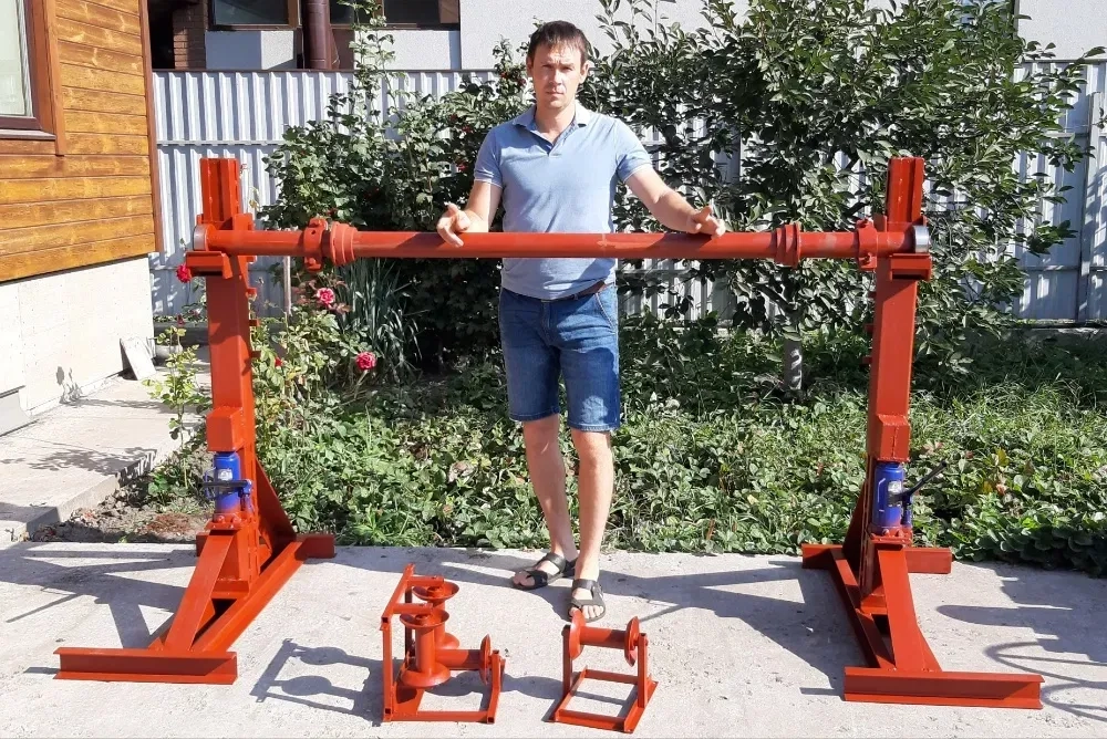 Кабельні підйомники, домкрати, ролики,кабельні козли