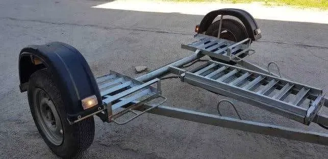 Лафет причеп платформа прицеп подкат навантаження жорстка буксировка