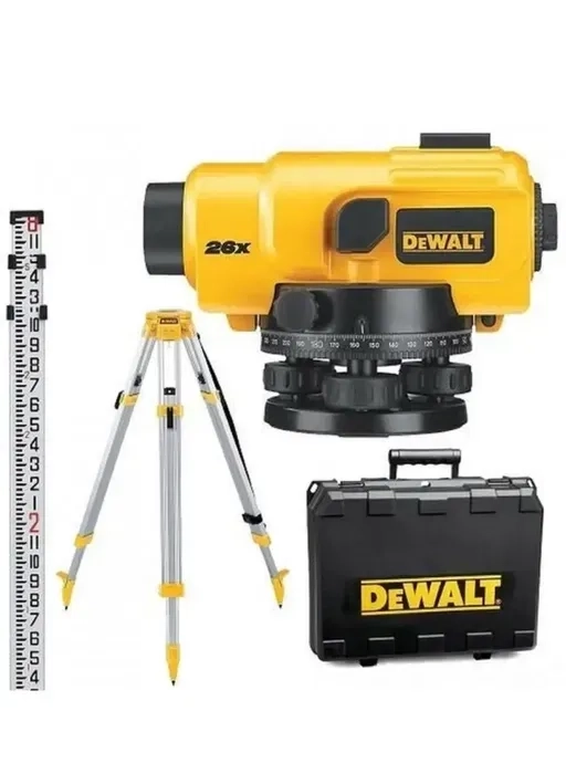 Рівень лазерний оптичний нівелір DeWALT (DW096PK)