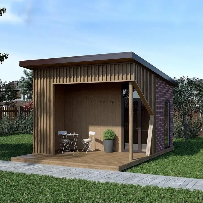 Комплект каркасу дачнного будинку 21 м.кв. із санвузлом. Домокомплект