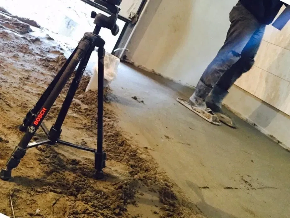 Машинна стяжка підлоги. Гіпсова штукатурка.(260 грн. м2)