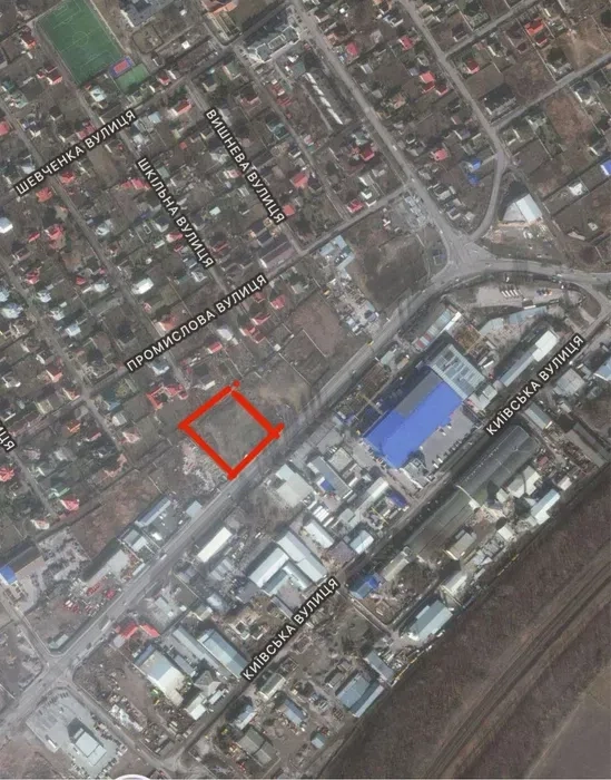 Фасадна ділянка від 0,05 га до 0,25 га в с. Святопетрівське