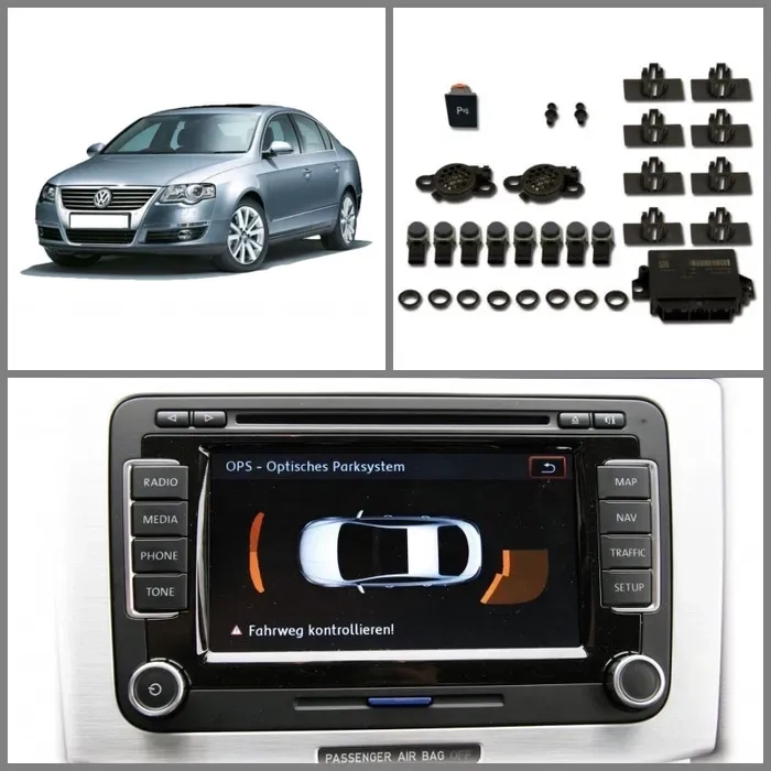 Ремонт блок pdc vw passat b6 b7 cc golf 3c8919475 1K5919475 5k0919475