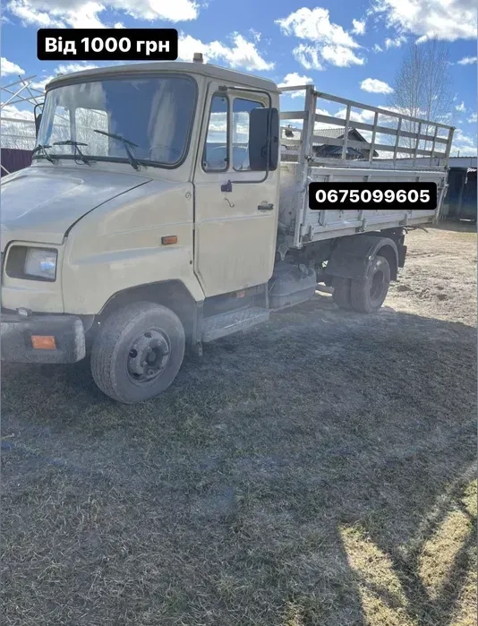 Вивіз сміття, хламу. Доставка сипучих. ЗІЛ (самоскид), Даф, Газель