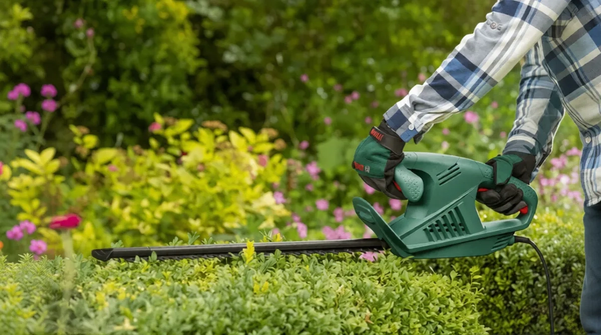 Електричний кущоріз (ножиці для живоплоту)