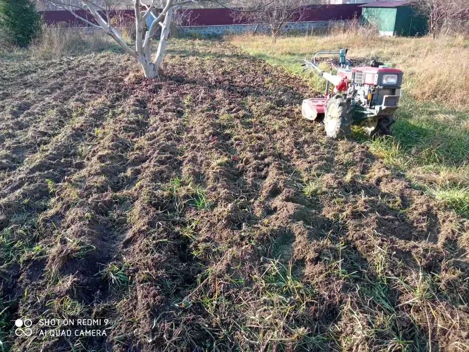 Послуги мотоблока, фрезування