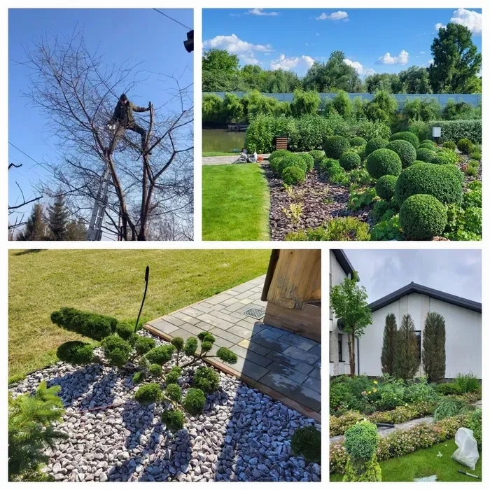 Обрізка садів, озеленення об'єктів, догляд за газоном, та інше