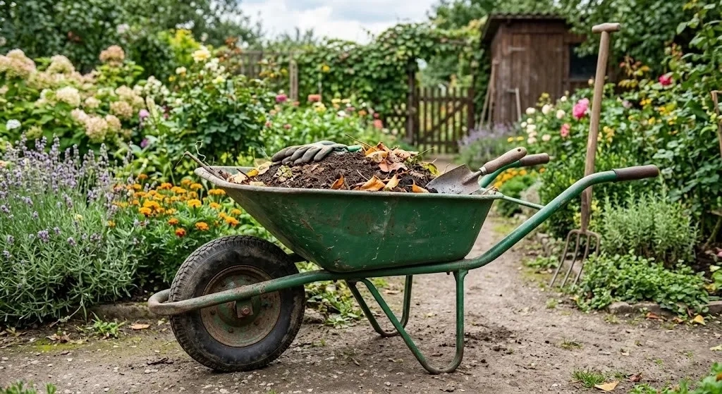 Тачка садова для перевезення ґрунту, піску та будматеріалів
