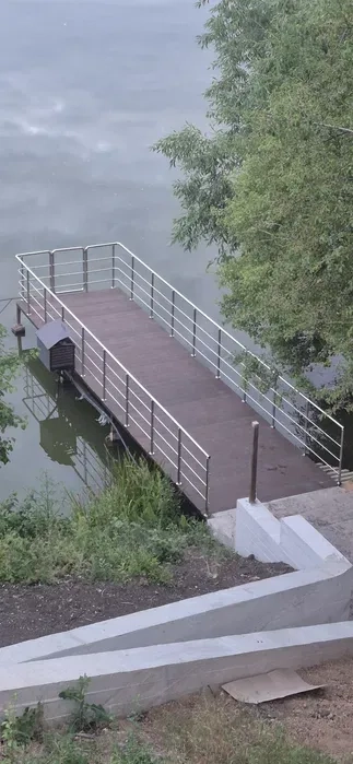 Перила із нержавійки чорного металу пандуси, Кропивницький