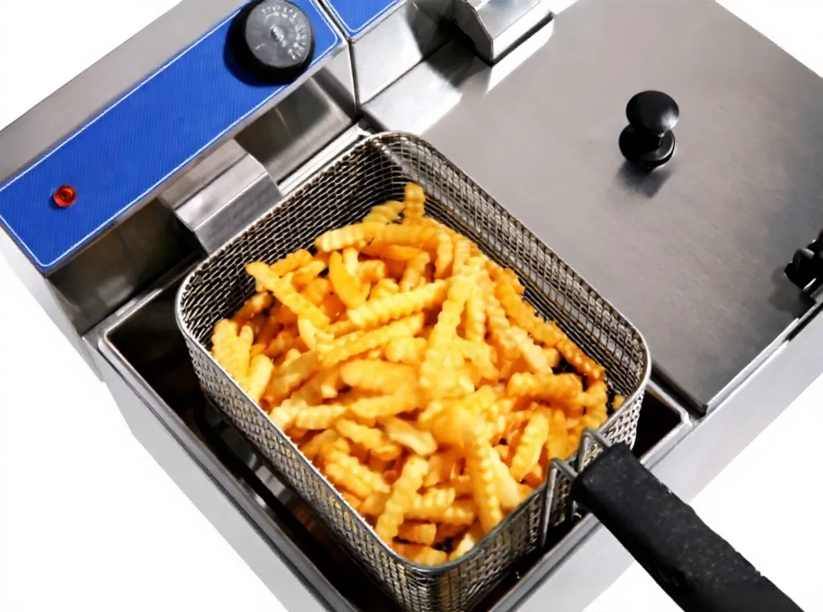 Потужна фритюрниця з регулятором температури
