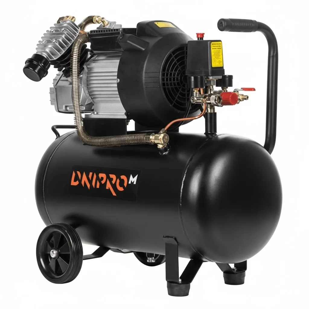 Компресор із прямим приводом(2.2 кВт / 400 л/хв). Dnipro-M AC-50 V.