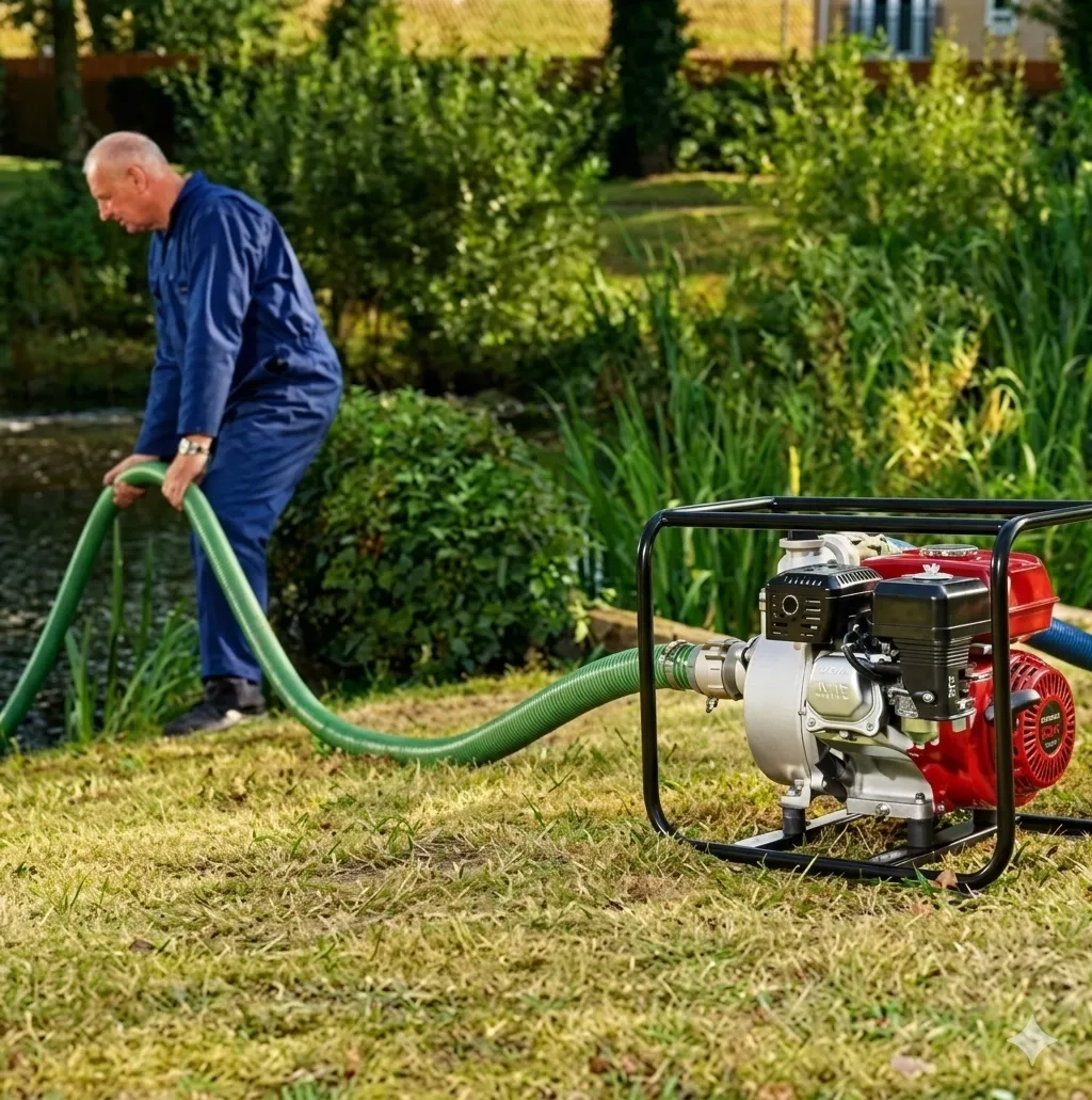 Мотопомпа — швидке відкачування води!