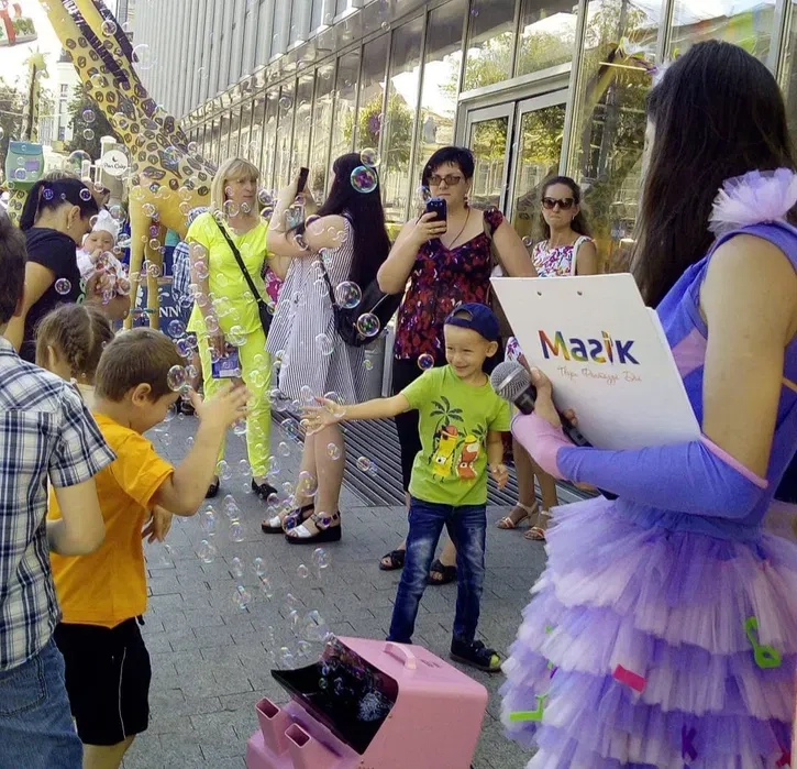 Спецефект мильні бульбашки