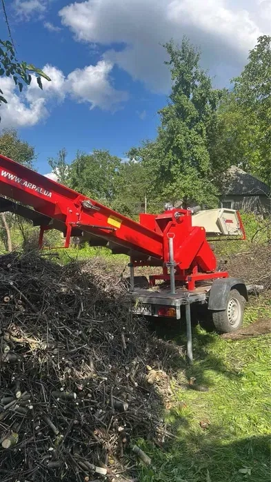 Професійний подрібнювач гілок (до 120 мм)— 8 м³/год!