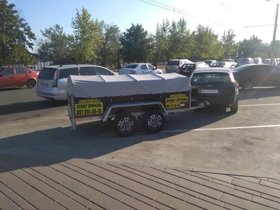 Причіп двохосний