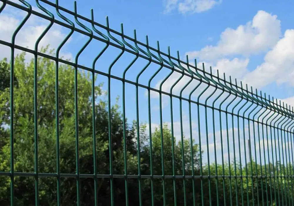 Забор секційний Паркан з сітки Огорожа Панелі Сітчасті Зелений паркан
