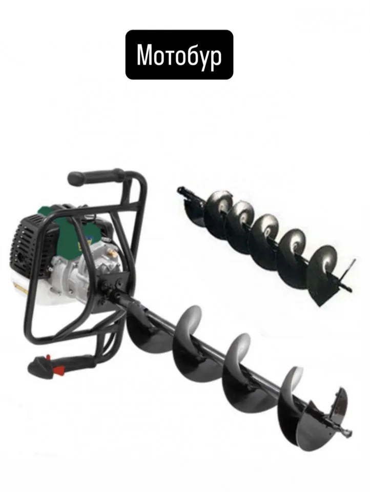 Мотобур Iron Angel — Буріть швидко та без зусиль!