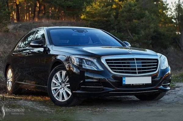 086 Авто на весілля Vip-авто Mercedes W222 S500L чорний