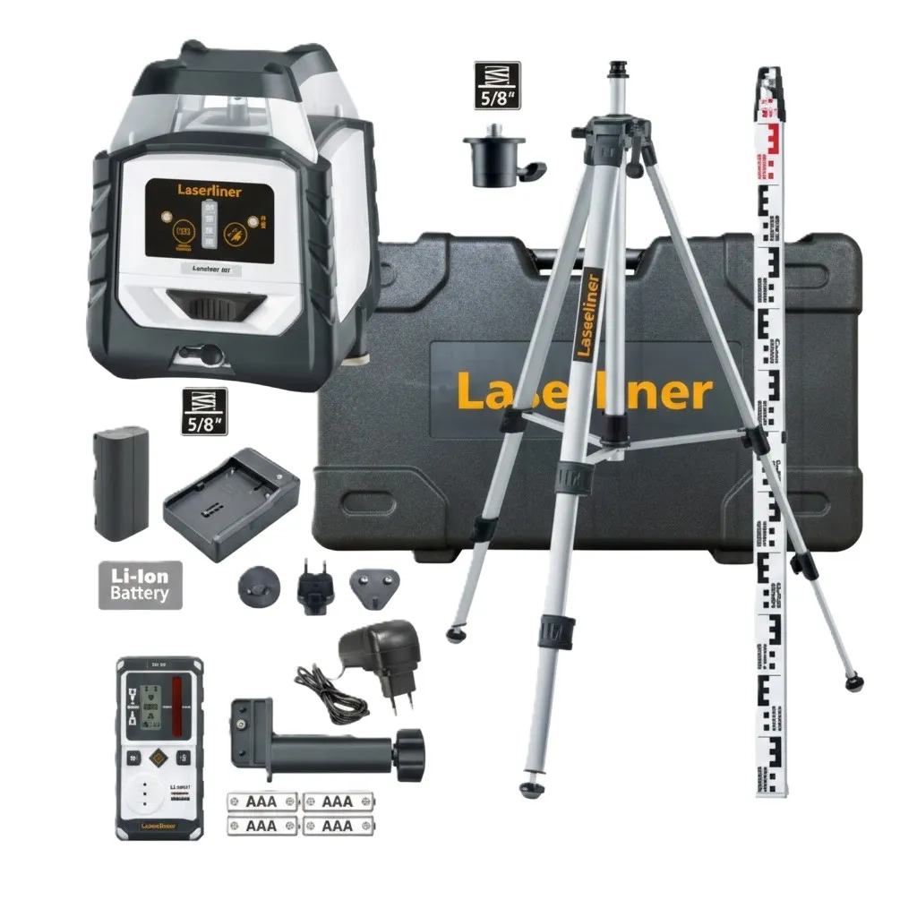 Лазерний нівелір LASERLINER з кріпленням
