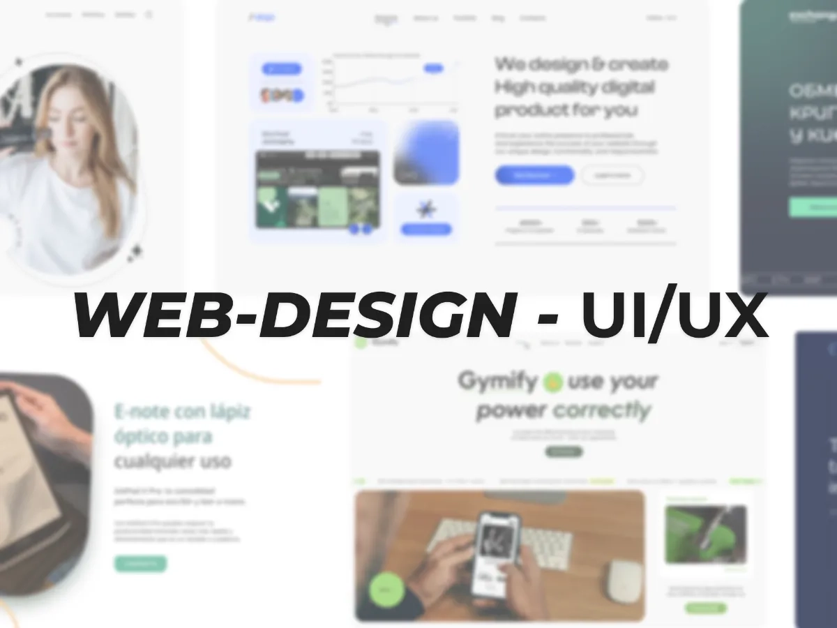 Дизайн сайту / Веб-дизайн / Дизайн для сайту / UI/UX design