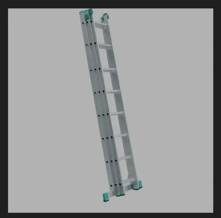 3 секційна драбина трисекційна