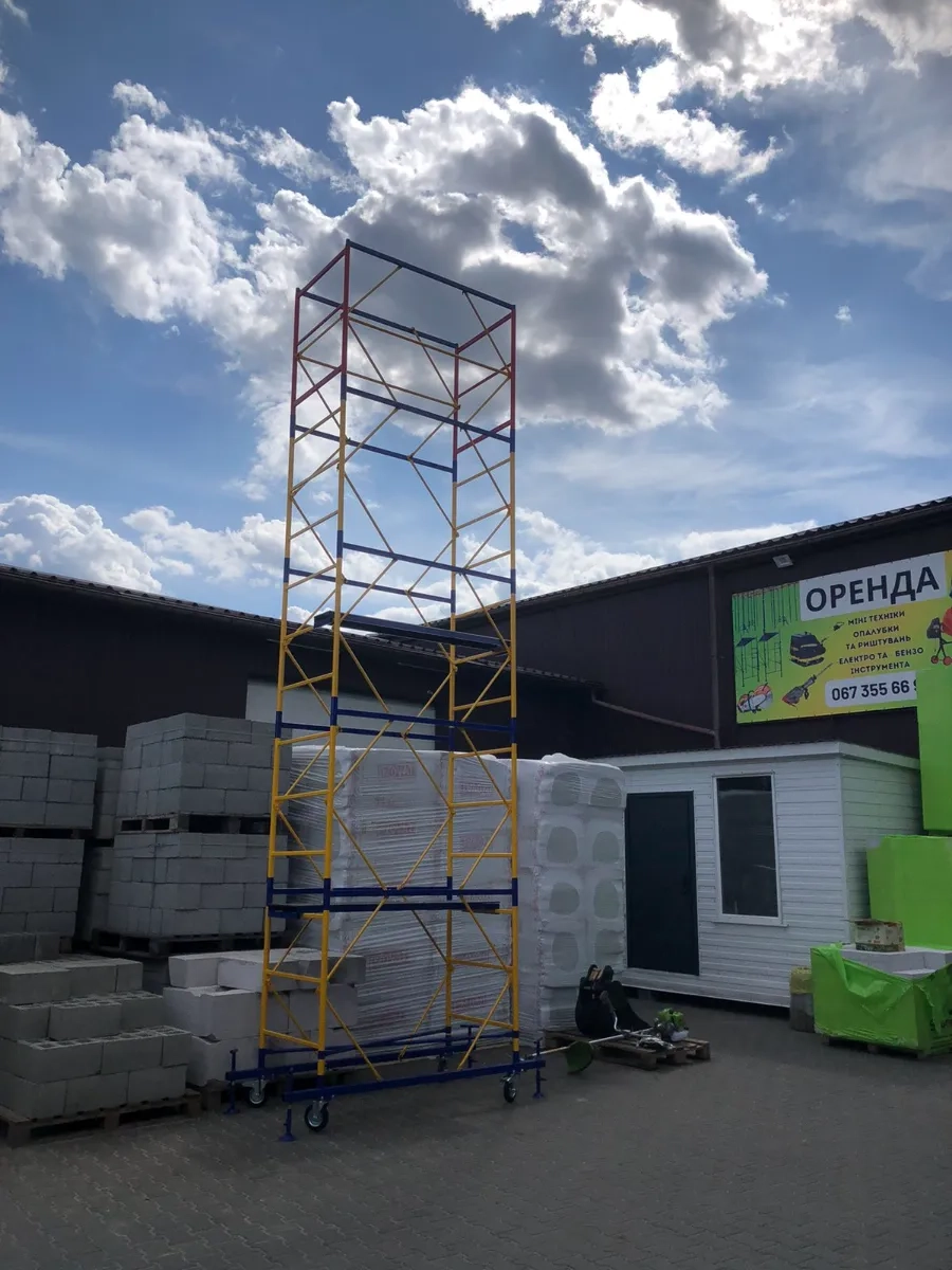 Вишка тура будівельна (велика) 126х242 (5 секцій)