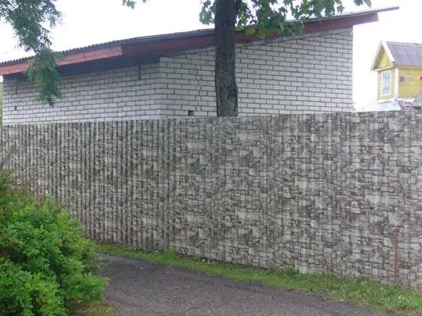 Профнастил для забора под дерево под камень цветной фотопринт 3Д Завод 170 грн.